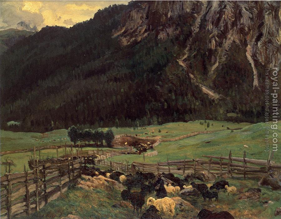 John Singer Sargent : Sheepfold in the Tirol
